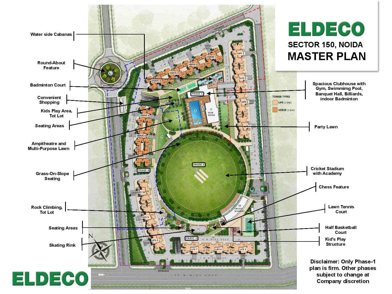 Eldeco Live Greens Site Plan
